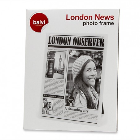 Portafoto come una copertina di giornale - LONDON OBSERVER by BALVI
