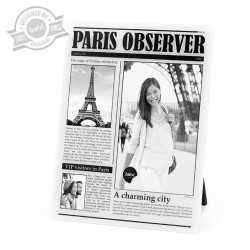 Portafoto come una copertina di giornale - PARIS OBSERVER by BALVI
