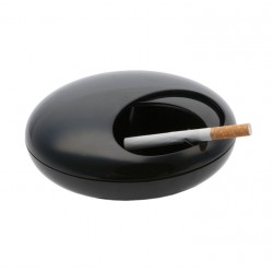 Posacenere richiudibile anti odore colore nero - PEBBLE by BALVI