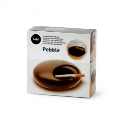 Posacenere richiudibile anti odore colore nero - PEBBLE by BALVI 2