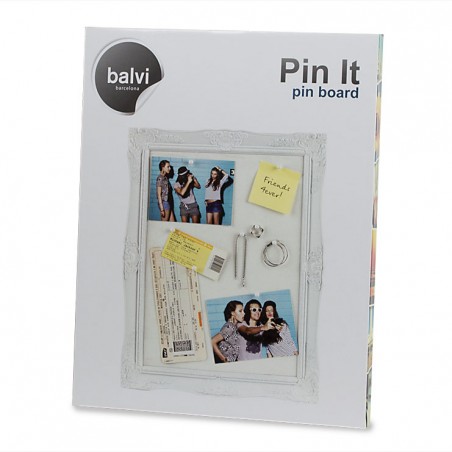 Bacheca cornice con 10 pin per appunti o foto - BACHECA by BALVI