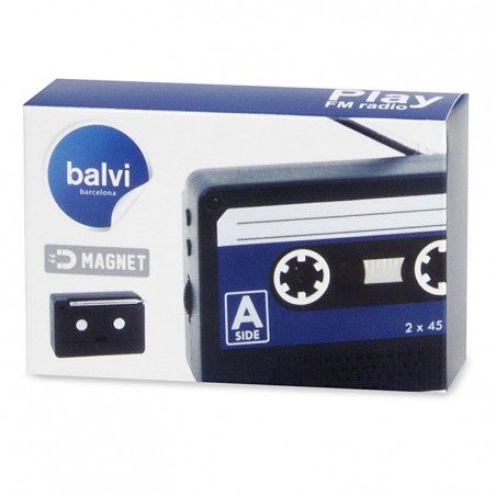 Radio magnetica a forma di cassetta musicale - RADIO PLAY by BALVI