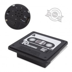 Magnete con registratore a forma di cassetta musicale - REC by BALVI 2