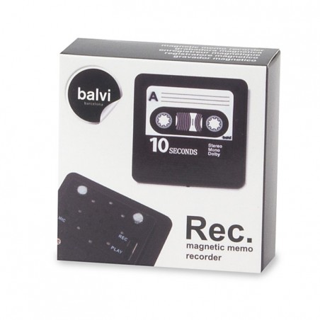 Magnete con registratore a forma di cassetta musicale - REC by BALVI