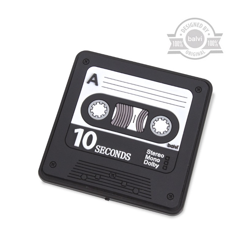 Magnete con registratore a forma di cassetta musicale - REC by BALVI