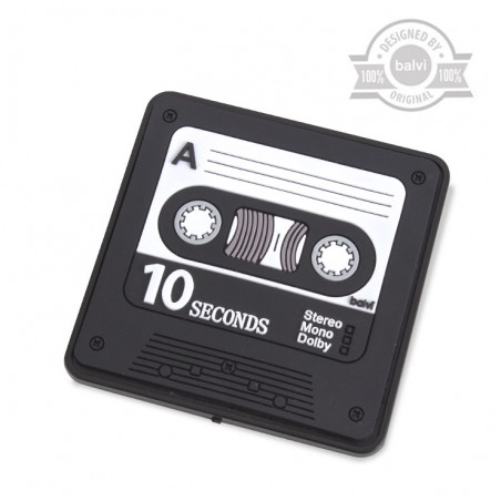 Magnete con registratore a forma di cassetta musicale - REC by BALVI