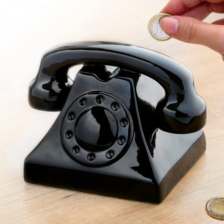 Salvadanaio a forma di telefono in ceramica - RING RING by BALVI