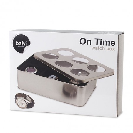 Scatola per orologi in metallo - ON TIME by BALVI