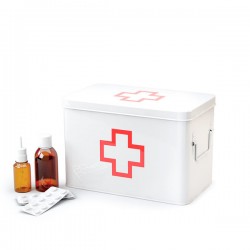 Scatola per medicinali in metallo M - PRONTO SOCCORSO by BALVI