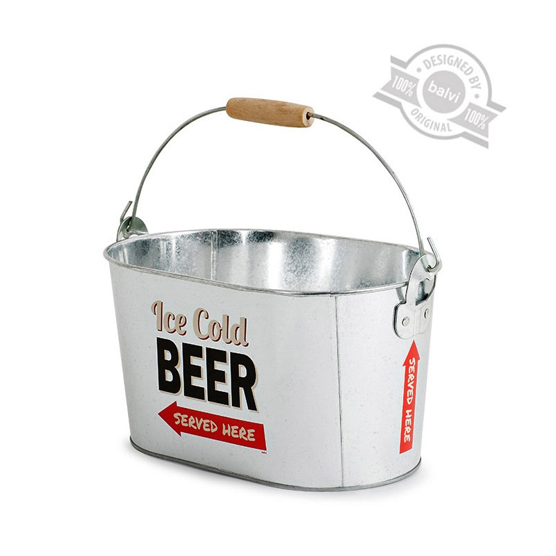 BALVI Secchiello per il ghiaccio con apribottiglie per birra PARTY TIME